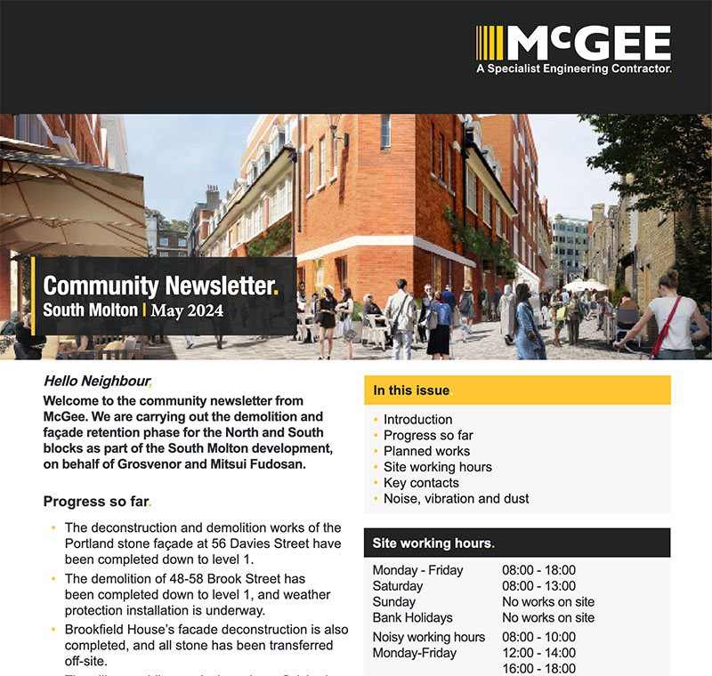 Grosvenor May 2024 Project Update - Click here to view this entry