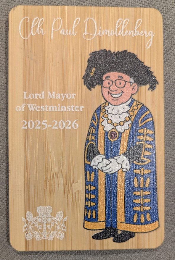 Walking Lord Mayor of Westminster Magnets Giveaway !