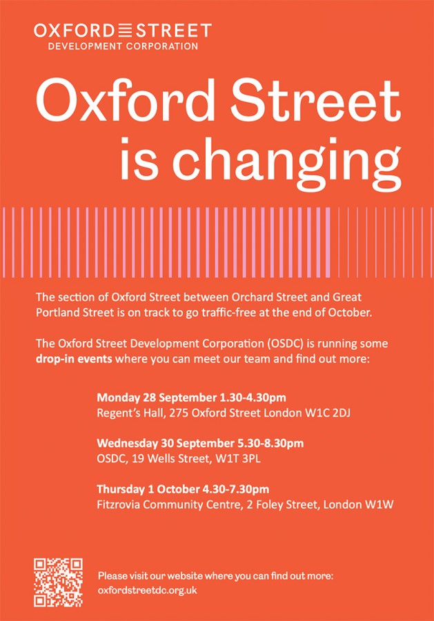 Oxford Street Pedestrianisation Drop-in Events